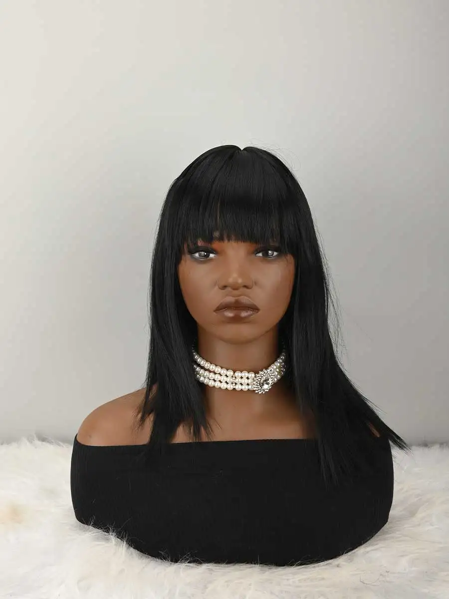 Natural Synthetic Wig with Bangs Suitable for High-Quality Wigs for Women Suitable for Cosplay and Daily Use
Natural Synthetic Wig with Bangs Suitable for High-Quality Wigs for Women Suitable for Cosplay and Daily Use
