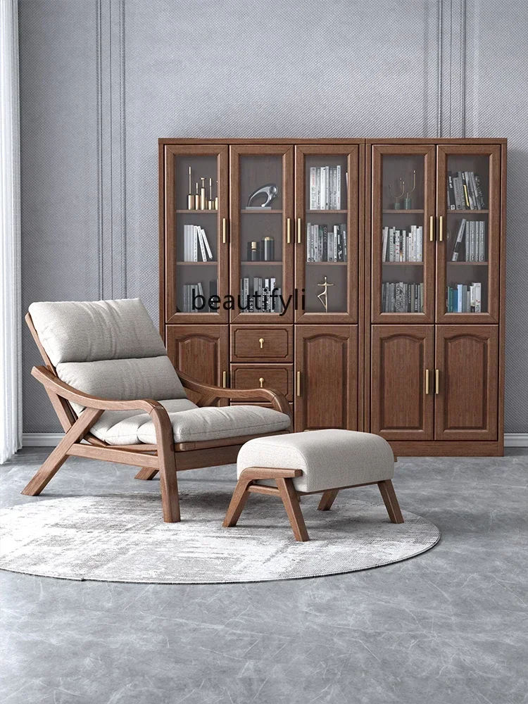 xz1New Chinese Style Wood Recliner Balcony Home Lounge Sofa Chair Natural Leisure Chair Comfortable Bedroom Adult Recliner Chair
xz1New Chinese Style Wood Recliner Balcony Home Lounge Sofa Chair Natural Leisure Chair Comfortable Bedroom Adult Recliner Chair