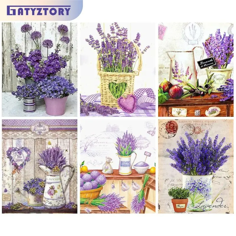 GATYZTORY Diamond Embroidery 5D Set Flower Home Diamond Mosaic Painting Purple Landscape Handicraft Bedroom Decoration
GATYZTORY Diamond Embroidery 5D Set Flower Home Diamond Mosaic Painting Purple Landscape Handicraft Bedroom Decoration