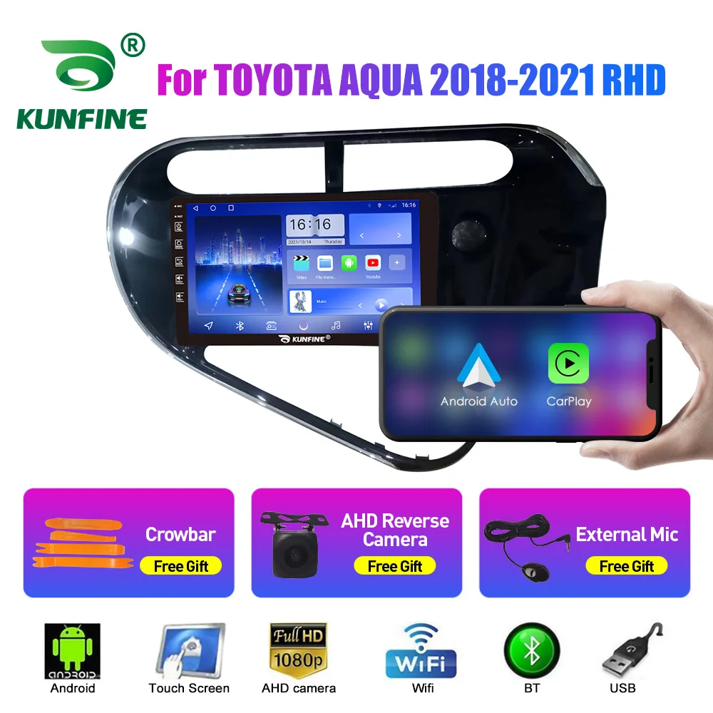 Suitable For Toyota Prius C 2018-2021 Android Car Navigator Reversing Image Car All-in-one Machine
