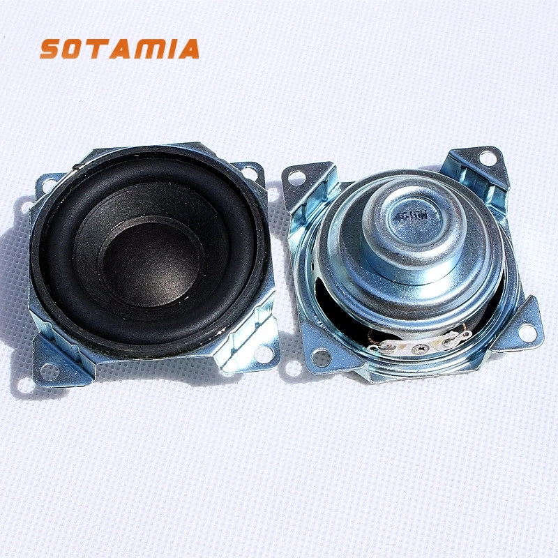 SOTAMIA 2Pcs 2 Inch HIFI Speakers 4 Ohm 10W Full Range Audio Speaker PP Cone Sound Music Loudspeaker DIY Early Education Machine
SOTAMIA 2Pcs 2 Inch HIFI Speakers 4 Ohm 10W Full Range Audio Speaker PP Cone Sound Music Loudspeaker DIY Early Education Machine