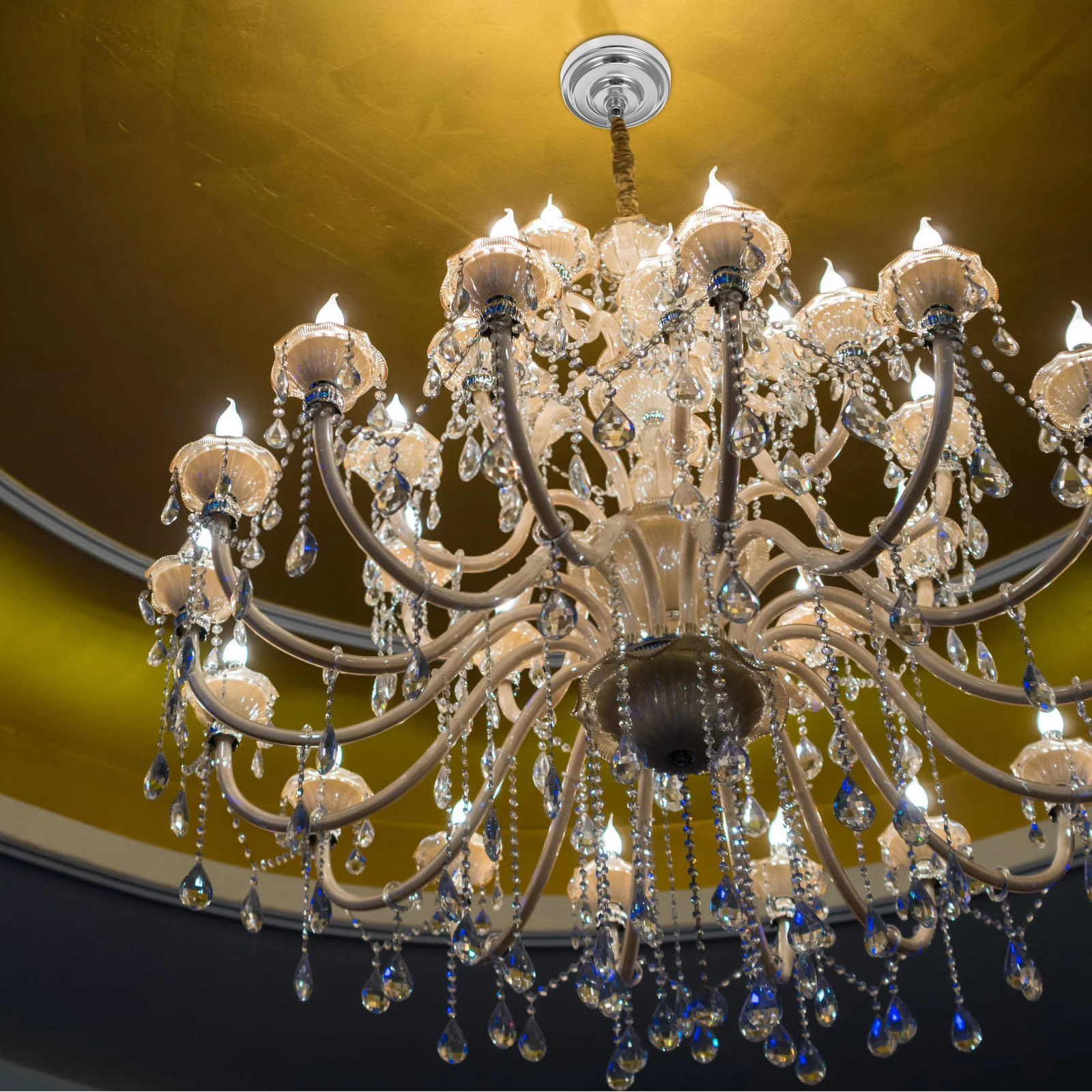 Chrome Chandelier Canopy Hook Heavy Duty Ceiling Fittings Kit Fixture Mounting Bracket Pendant Light Parts Ceiling Cover
Chrome Chandelier Canopy Hook Heavy Duty Ceiling Fittings Kit Fixture Mounting Bracket Pendant Light Parts Ceiling Cover