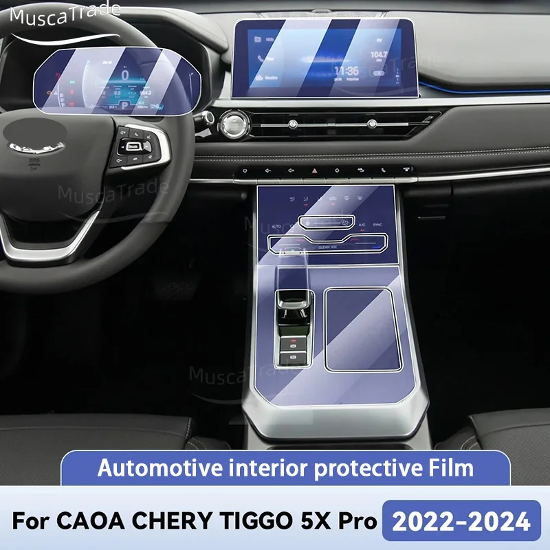 For CAOA CHERY TIGGO 5X PRO 2022-2024 TPU Car Interior Protection Film Sticker instrument Center Control Navigation Screen Panel
For CAOA CHERY TIGGO 5X PRO 2022-2024 TPU Car Interior Protection Film Sticker instrument Center Control Navigation Screen Panel
