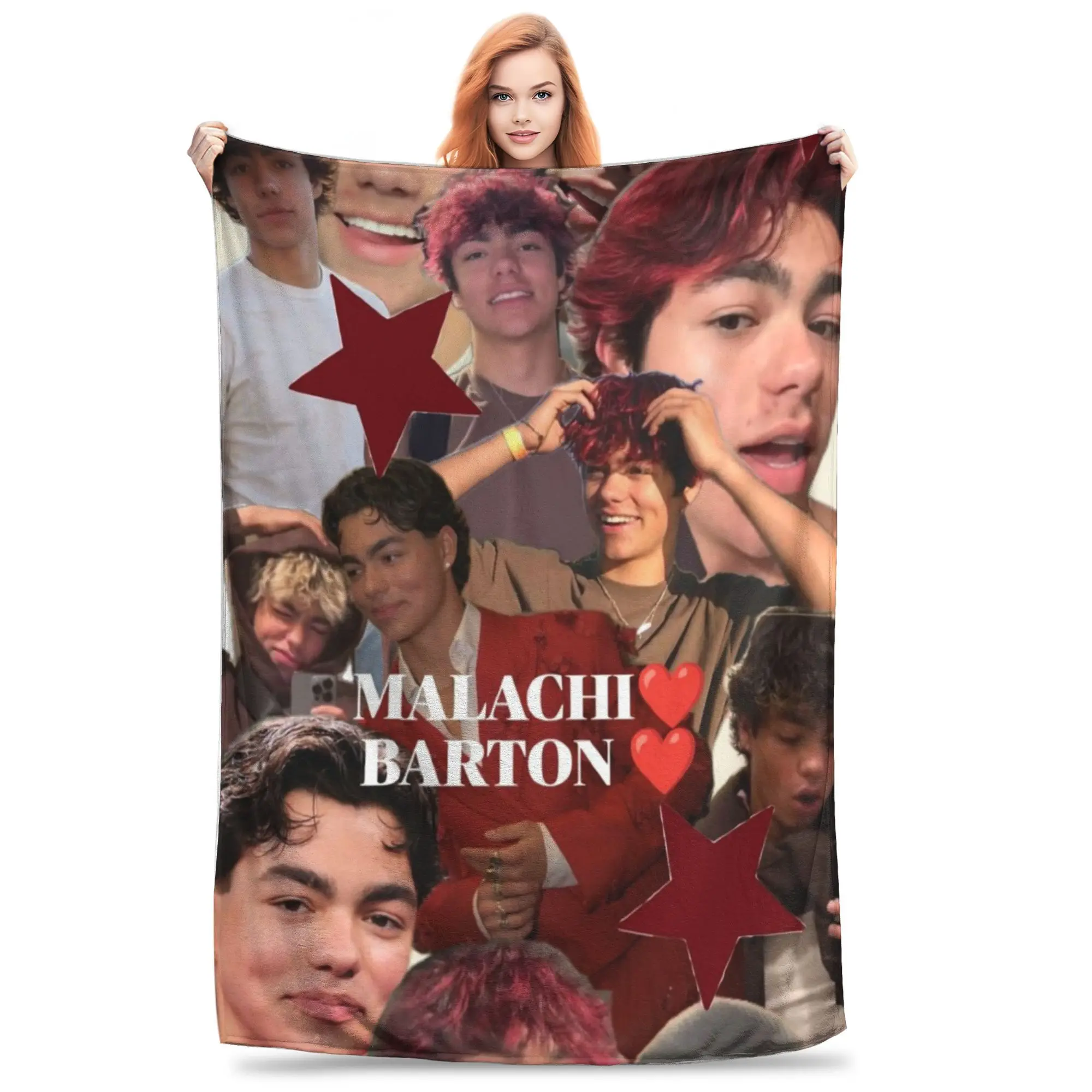 Malachi Barton Actor Tour Flannel Blankets Winter Soft Throw Blanket for Child Couch Chair Pattern Bedspread Sofa Bed Cover
Malachi Barton Actor Tour Flannel Blankets Winter Soft Throw Blanket for Child Couch Chair Pattern Bedspread Sofa Bed Cover