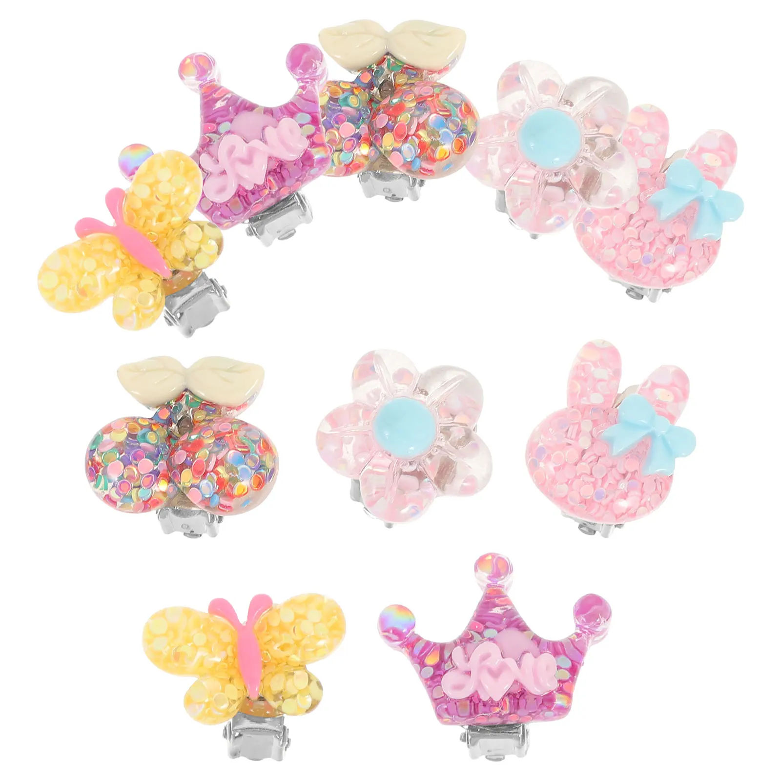 5 Pairs Kids Clip-on Earrings Crown Design Children Jewelry Girl Party Gifts Trendy Colors Easy to Wear Perfect for Girls
5 Pairs Kids Clip-on Earrings Crown Design Children Jewelry Girl Party Gifts Trendy Colors Easy to Wear Perfect for Girls