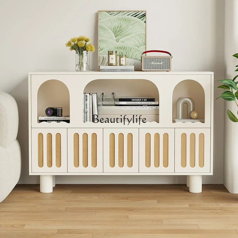 FG40Cream wind bookcase light luxury modern storage household floor low cabinet
FG40Cream wind bookcase light luxury modern storage household floor low cabinet
