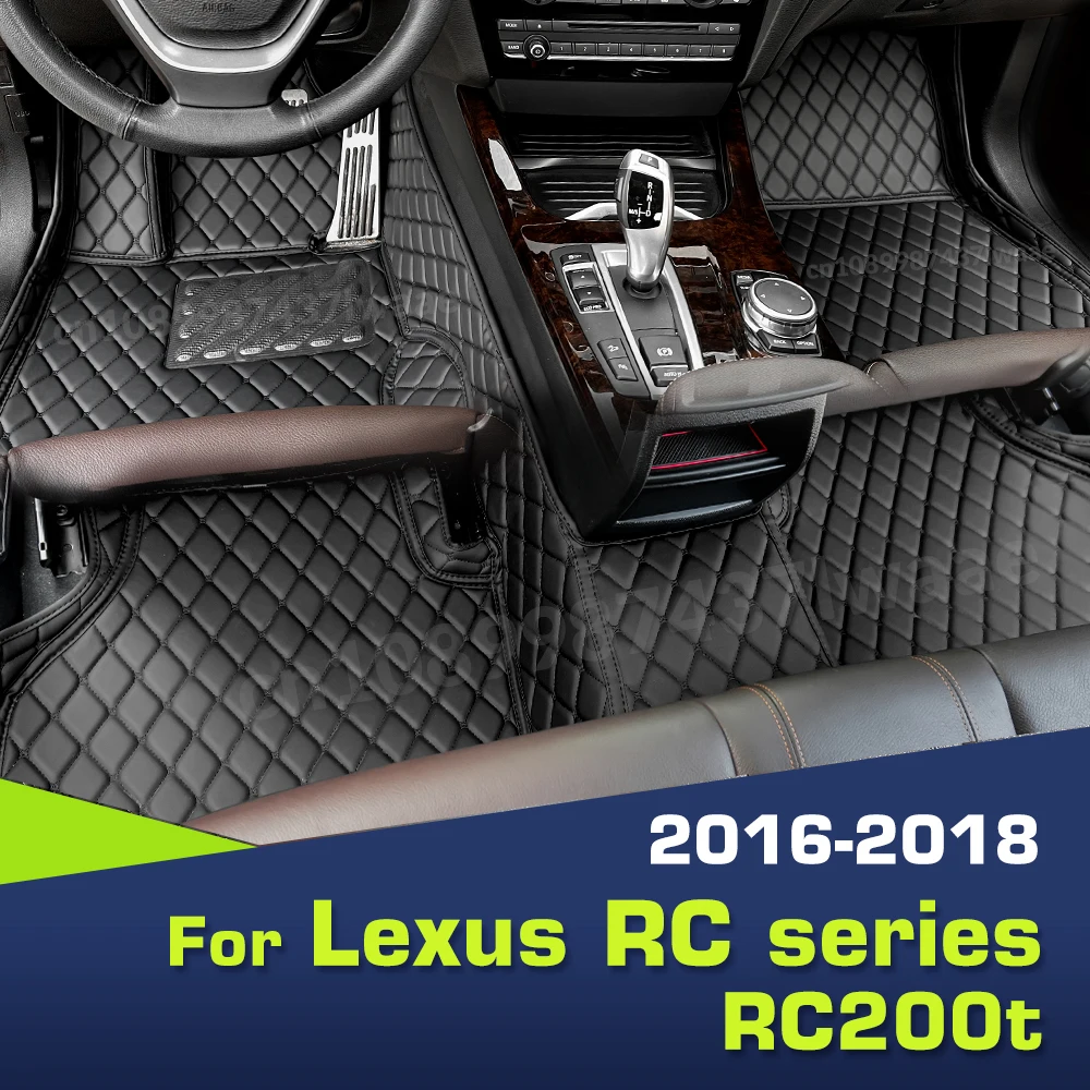 Автомобильные коврики для LEXUS RC серии RC200t 2016 2017 2018, индивидуальные автомобильные подкладки для ног, аксессуары для крышки 
Автомобильные коврики для LEXUS RC серии RC200t 2016 2017 2018, индивидуальные автомобильные подкладки для ног, аксессуары для крышки