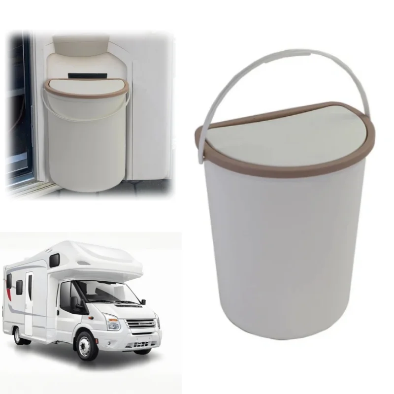 10L Plastic Trash Can Trash Bin with Lid for RV Camping Boats Caravan Accessories Motorhome Door or Wall Mounting Waste Bin
10L Plastic Trash Can Trash Bin with Lid for RV Camping Boats Caravan Accessories Motorhome Door or Wall Mounting Waste Bin