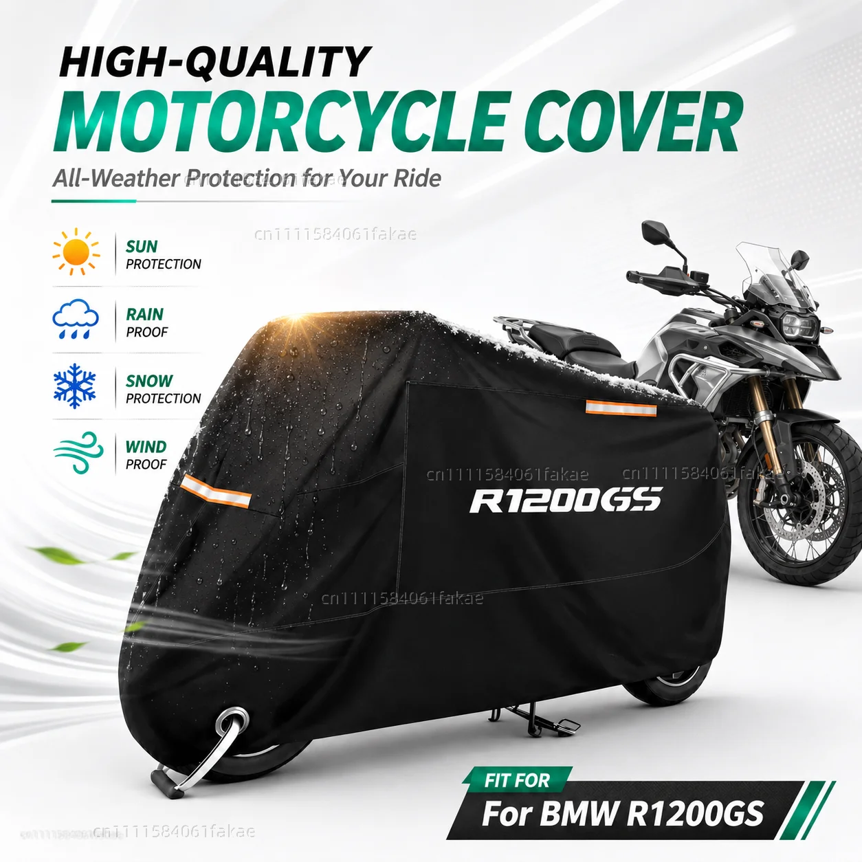 Motorcycle Cover Waterproof Outdoor All Season Dustproof UV Protective Moto Scooter Rain Cover For BMW R1200GS 2007-2011 2012
Motorcycle Cover Waterproof Outdoor All Season Dustproof UV Protective Moto Scooter Rain Cover For BMW R1200GS 2007-2011 2012