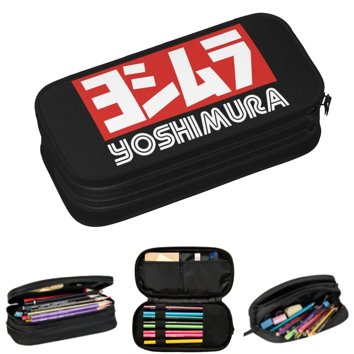 Yoshimura Japanese Motorcycle Exhaust Pencil Cases for Student School Pen Box Pencil Bag Big Capacity Pencil Pouch
Yoshimura Japanese Motorcycle Exhaust Pencil Cases for Student School Pen Box Pencil Bag Big Capacity Pencil Pouch