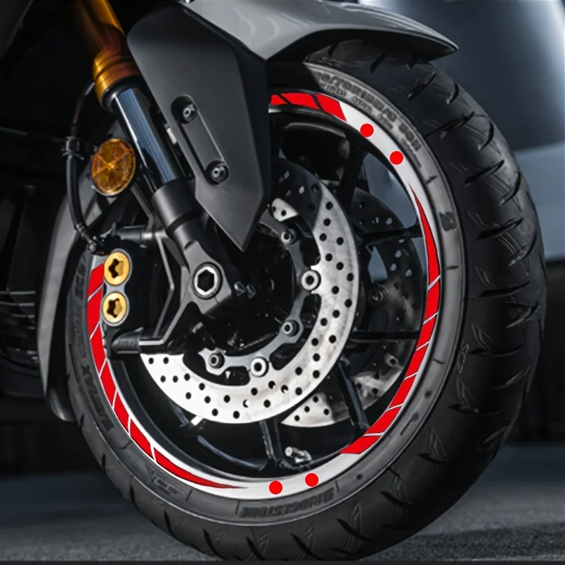 Набор светоотражающих наклеек на обод автомобиля и мотоцикла — 12 шт. — дизайн спортивной полосы для ободов 18-20 дюймов, прочный материал ПВХ,
Набор светоотражающих наклеек на обод автомобиля и мотоцикла — 12 шт. — дизайн спортивной полосы для ободов 18-20 дюймов, прочный материал ПВХ,