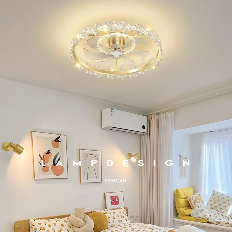 New ceiling fan light Nordic minimalist bedroom electric ceiling fan with light circular 50cm gold black household wireless fan
New ceiling fan light Nordic minimalist bedroom electric ceiling fan with light circular 50cm gold black household wireless fan