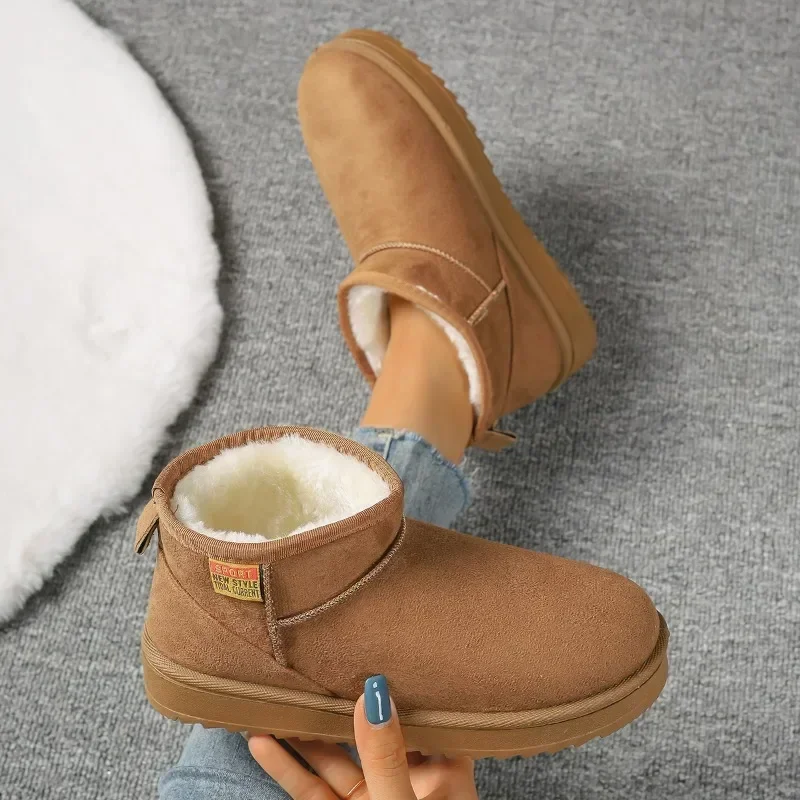 Suede Flats Ankle Women Snow Boots Warm Comfort 2025 Winter Casual Shoes New Trend Hot Sale Walking Non-slip Chaussures Femme
Suede Flats Ankle Women Snow Boots Warm Comfort 2025 Winter Casual Shoes New Trend Hot Sale Walking Non-slip Chaussures Femme
