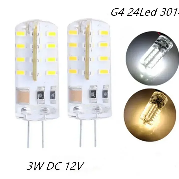 Светодиодная лампа G4 SMD3014, 12 В постоянного тока, силиконовая сменная галогенная лампа 3 Вт, 20 Вт, угол луча 360, прожектор для освещения, 10 шт.
Светодиодная лампа G4 SMD3014, 12 В постоянного тока, силиконовая сменная галогенная лампа 3 Вт, 20 Вт, угол луча 360, прожектор для освещения, 10 шт.