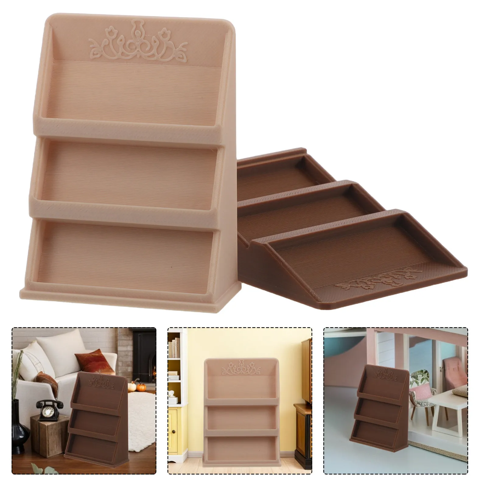 2Pcs Vintage Magazine Rack Miniature Dollhouse Bookshelf Accurate Scale Mini Bookshelf for Tiny Books Retro Display Shelf Decor
2Pcs Vintage Magazine Rack Miniature Dollhouse Bookshelf Accurate Scale Mini Bookshelf for Tiny Books Retro Display Shelf Decor