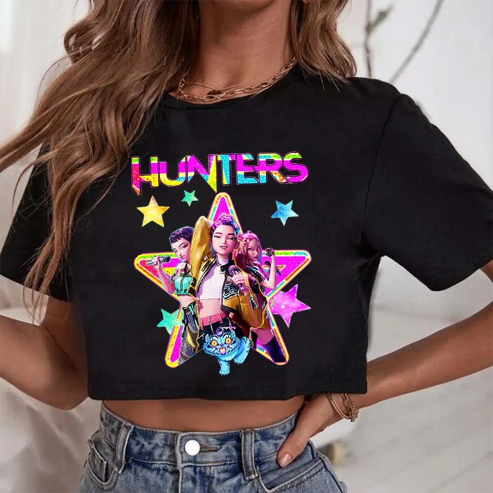 2025 Kpop Demon Hunter Shirt Women O-Neck Short Sleeves Crop Tops T-shirt Fans Gift
2025 Kpop Demon Hunter Shirt Women O-Neck Short Sleeves Crop Tops T-shirt Fans Gift