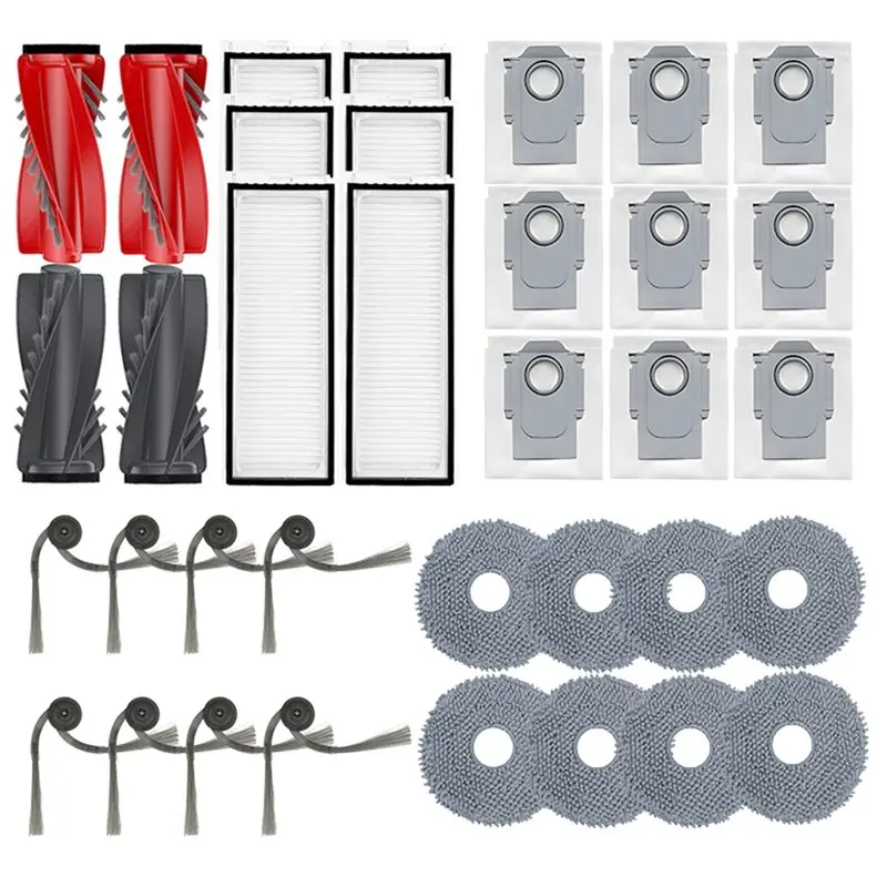 A97T Main Side Brush Filter Mop Accessories For Roborock Qrevo Curv/S5X/5A1/5XC/5AE/Curvc Vacuum Cleaner Replacement Parts
A97T Main Side Brush Filter Mop Accessories For Roborock Qrevo Curv/S5X/5A1/5XC/5AE/Curvc Vacuum Cleaner Replacement Parts