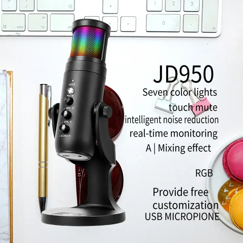 Ultimate USB Capacitor Microphone for Live Streaming, KTV Recording, and PS4 Gaming - Unleash Your Voice with Unmatched Clarity
Ultimate USB Capacitor Microphone for Live Streaming, KTV Recording, and PS4 Gaming - Unleash Your Voice with Unmatched Clarity