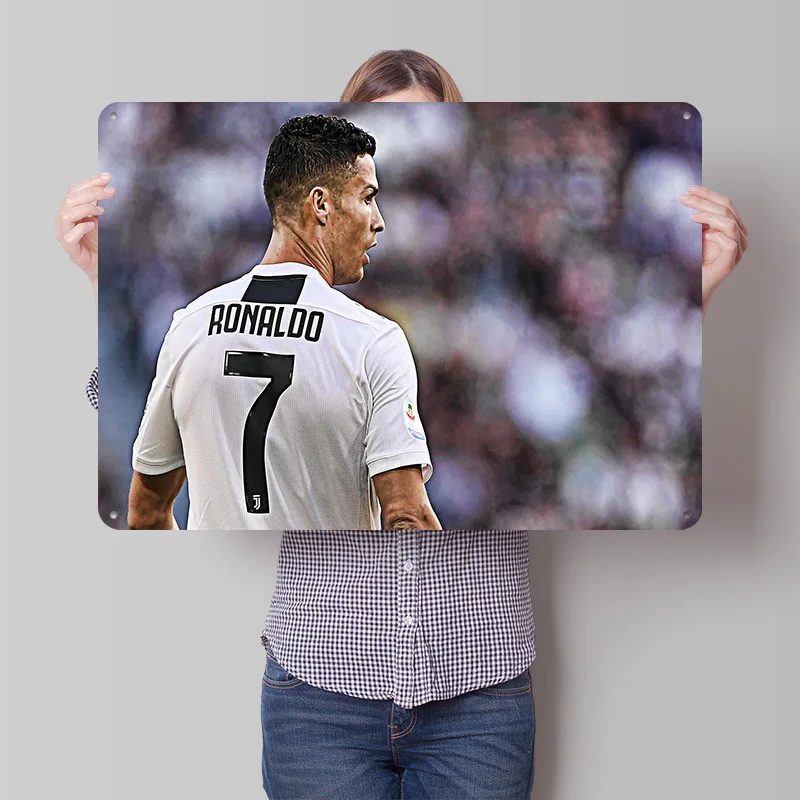 Cristiano Ronaldo Football Metal Poster Custom Wall Art Retro Vintage Tinplate Signs for Man Cave Decoration Living Room Decor
Cristiano Ronaldo Football Metal Poster Custom Wall Art Retro Vintage Tinplate Signs for Man Cave Decoration Living Room Decor