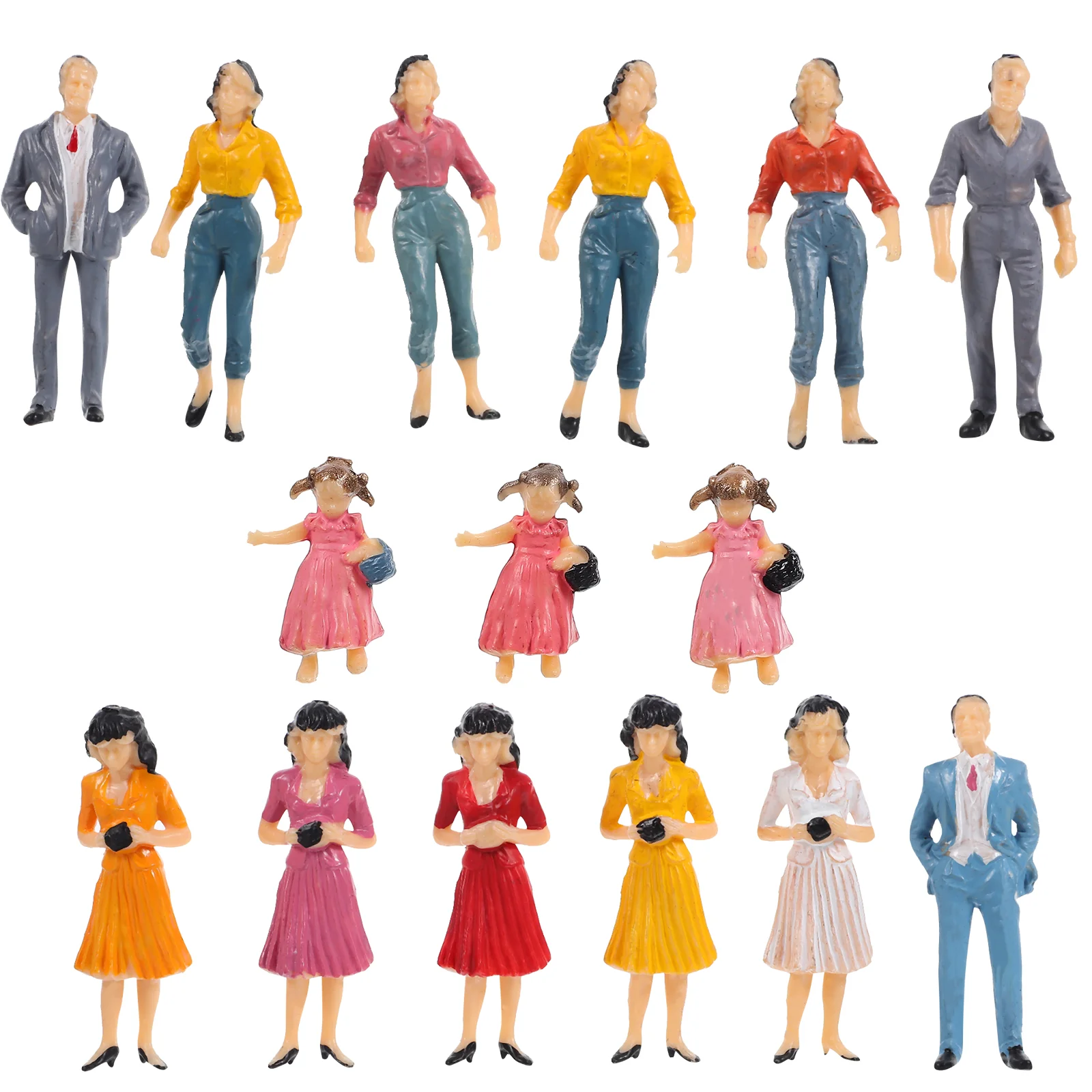 15 Pcs Model Man Train Figures Mini Figurine Populating Scenes Miniature People Plastic Artificial Models Lightweight
15 Pcs Model Man Train Figures Mini Figurine Populating Scenes Miniature People Plastic Artificial Models Lightweight