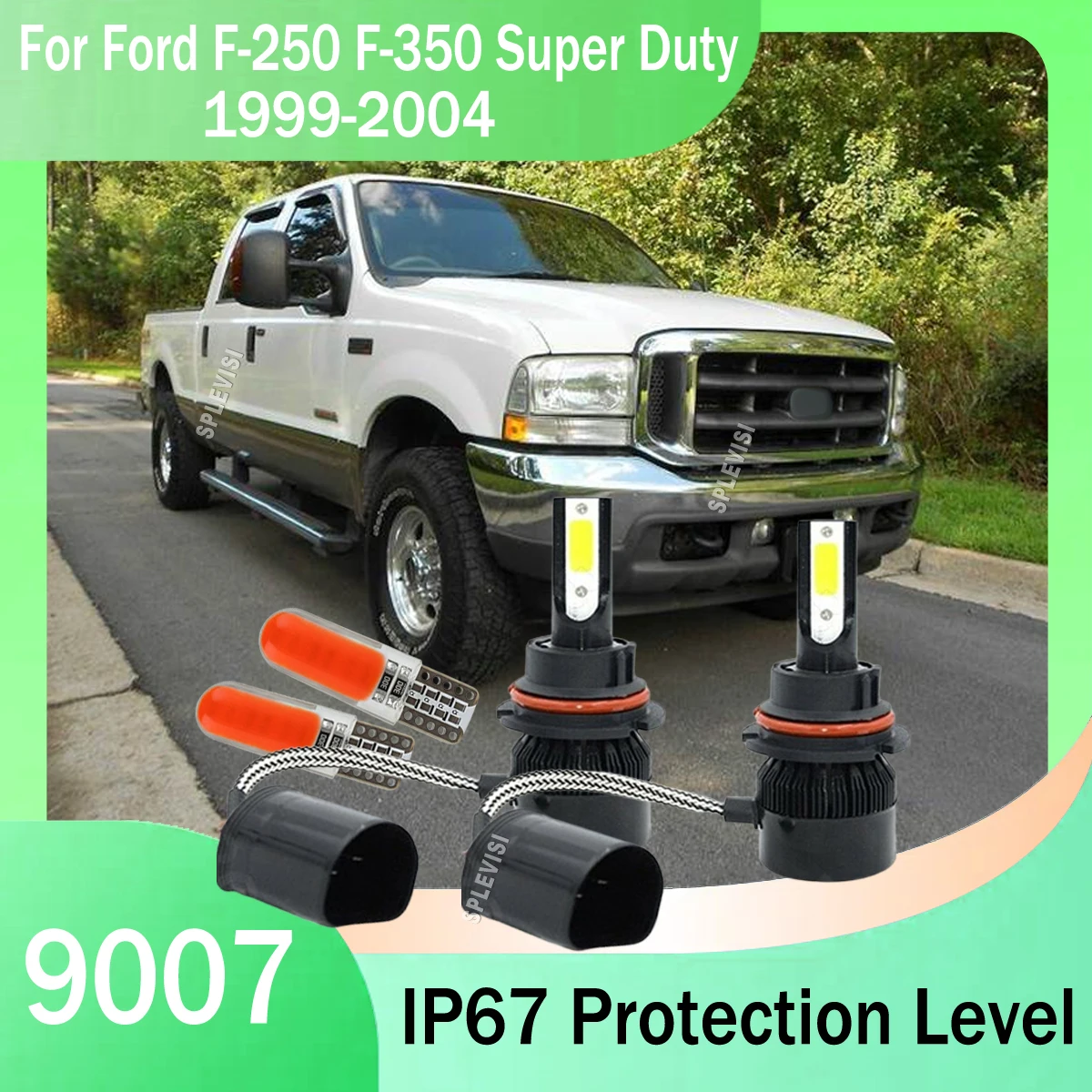 9007 LED Headlight Bulb deliver dependable efficient illumination For Ford F-250 F-350 Super Duty 1999 2000 2001 2002 2003 2004
9007 LED Headlight Bulb deliver dependable efficient illumination For Ford F-250 F-350 Super Duty 1999 2000 2001 2002 2003 2004