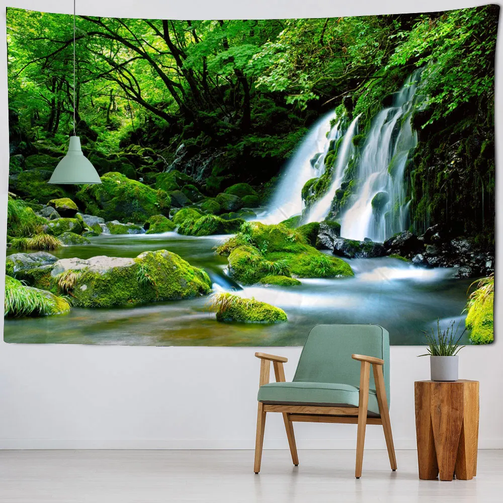Home Decoration Tapestry Bohemian Waterfall Forest River Wall Hanging Bedroom Living Room Wall Art Decoration Hanging Cloth
Home Decoration Tapestry Bohemian Waterfall Forest River Wall Hanging Bedroom Living Room Wall Art Decoration Hanging Cloth