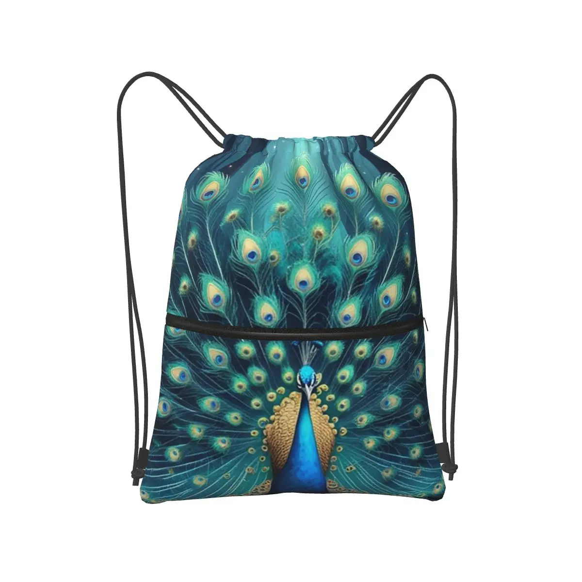 Mesmerising Peacock Feathers Backpacks Multi-function Drawstring Bundle Pocket Sundries Bag Book Bags for Travel Students
Mesmerising Peacock Feathers Backpacks Multi-function Drawstring Bundle Pocket Sundries Bag Book Bags for Travel Students