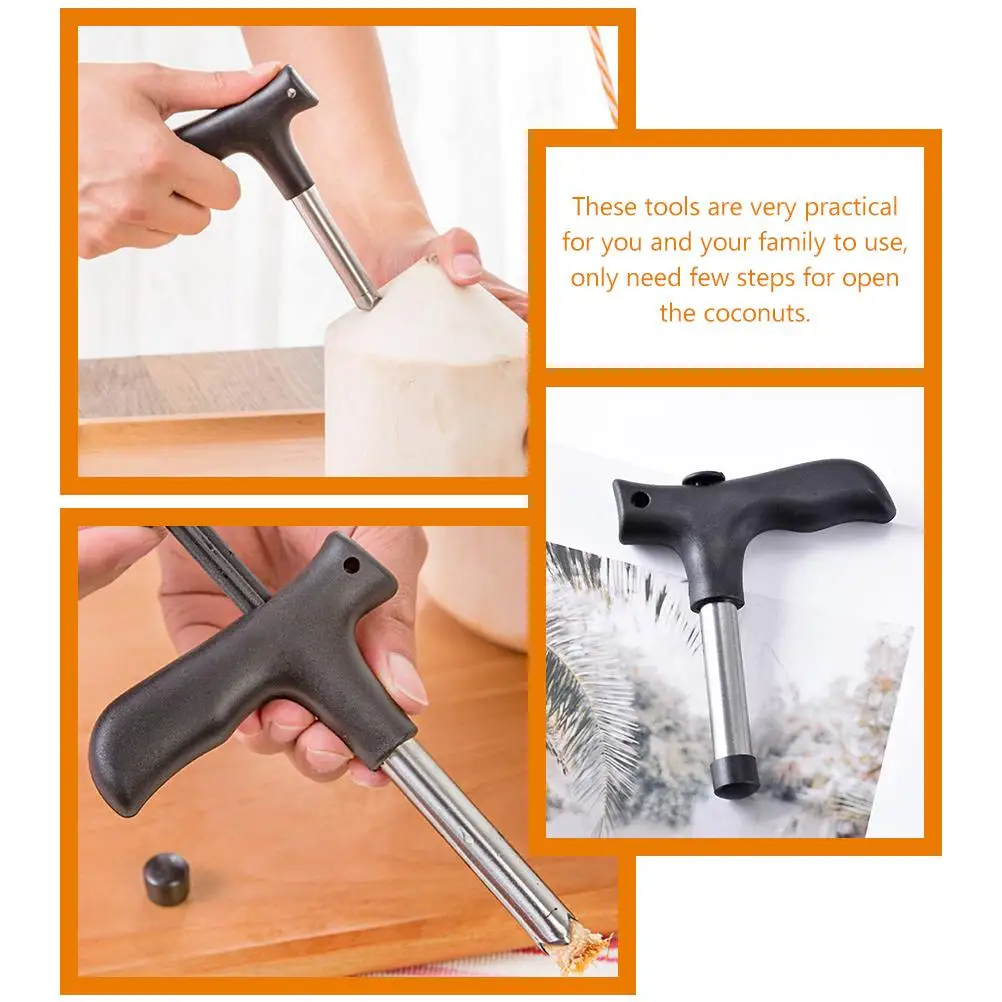 2Pcs StainlessSteel Coconuts Hole Maker Portable Kitchen Puncher StrawOpener Safe Practical LongLasting FruitVegetables
2Pcs StainlessSteel Coconuts Hole Maker Portable Kitchen Puncher StrawOpener Safe Practical LongLasting FruitVegetables