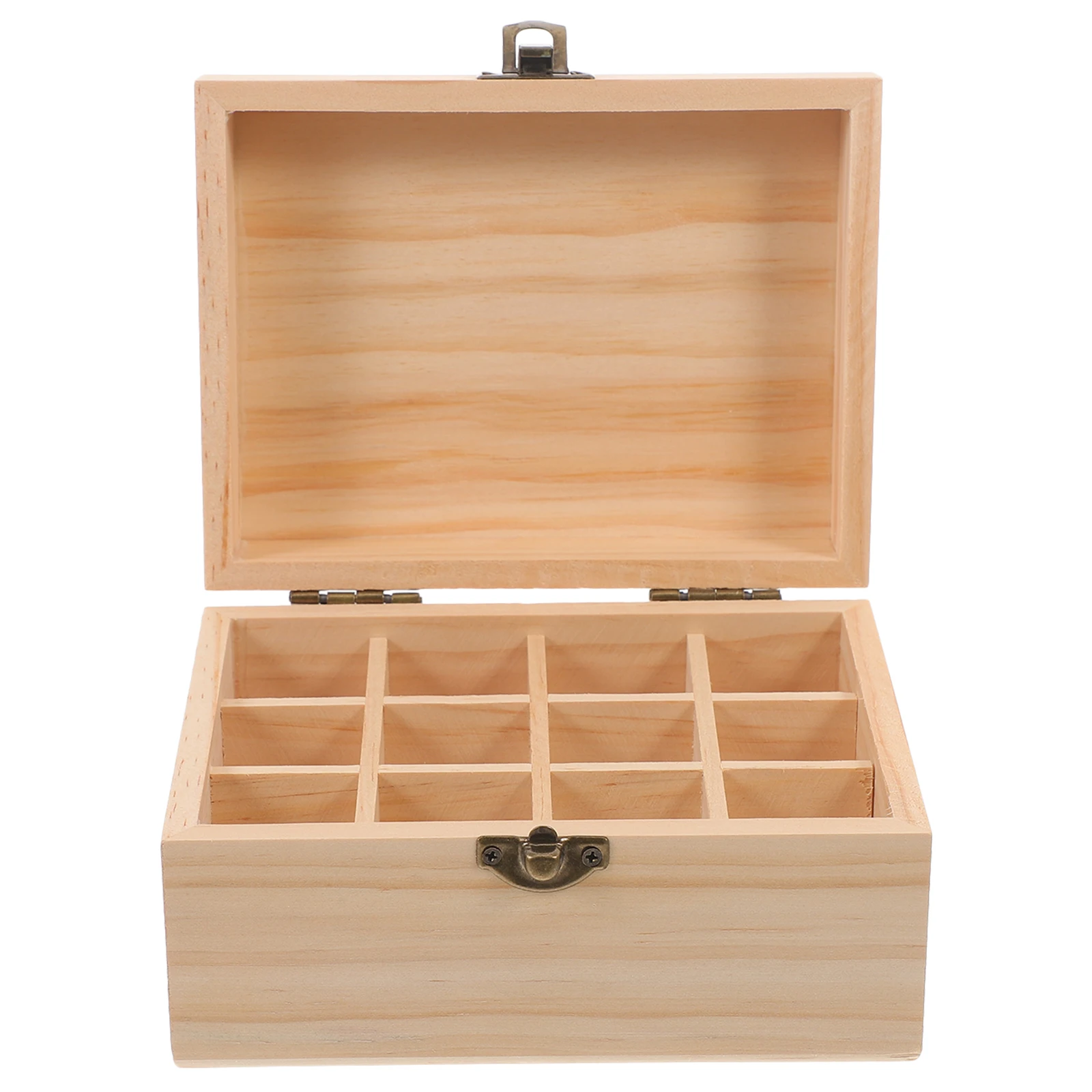 Wooden Storage Box 12 Grids Essential Oil Bottle Case Packing Long-term Use Safe Box
Wooden Storage Box 12 Grids Essential Oil Bottle Case Packing Long-term Use Safe Box