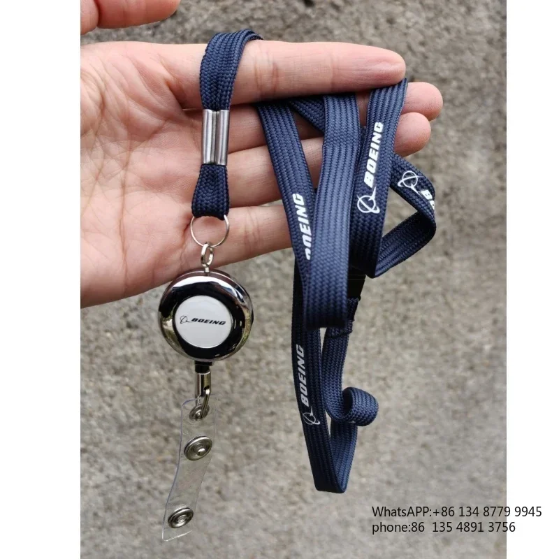 Boeing Airbus telescopic buckle chest card rope airport employee chest card sleeve
Boeing Airbus telescopic buckle chest card rope airport employee chest card sleeve