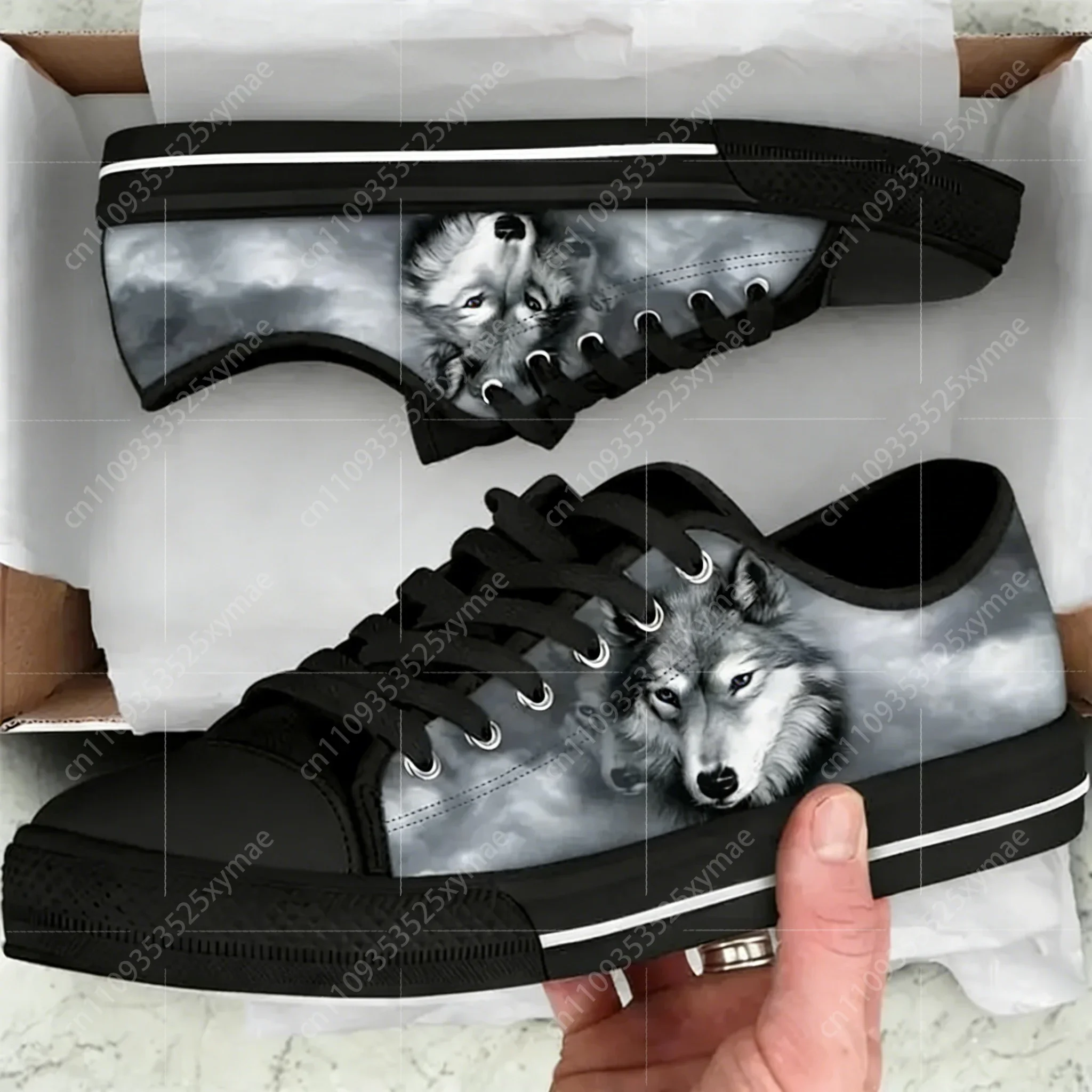 S 3D Animal Wolf Print Men Shoes Classic Canvas Vulcanized Shoes for Teen Boys Casual Comfortable Flats Winter Sneakers
S 3D Animal Wolf Print Men Shoes Classic Canvas Vulcanized Shoes for Teen Boys Casual Comfortable Flats Winter Sneakers