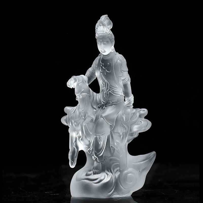 Coloured Glaze Avalokitesvara Buddha Statue Bodhisattva Guanyin Buddhist Temple Ornament
Coloured Glaze Avalokitesvara Buddha Statue Bodhisattva Guanyin Buddhist Temple Ornament