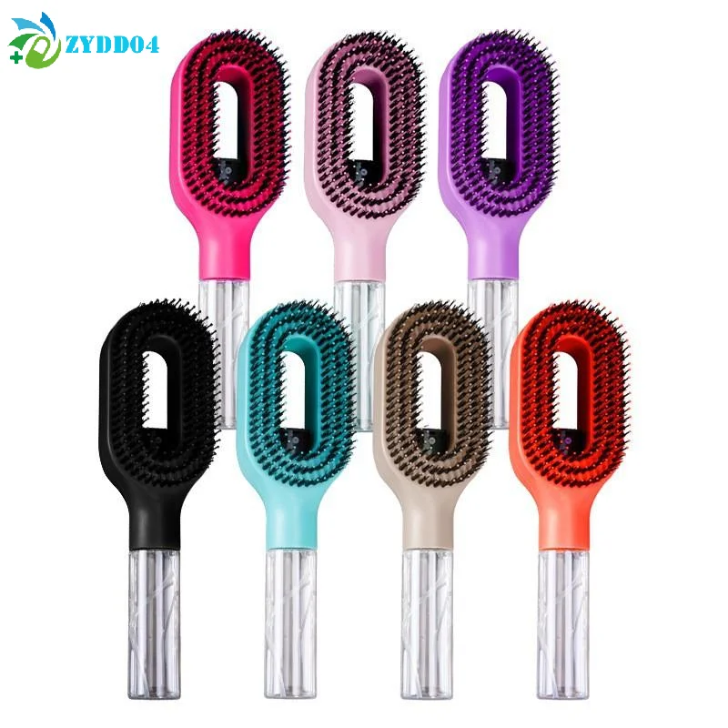 ●1Pcs Refillable Liquid Water Spray Paddle Comb Anti Static Spray Hair Brush Soft Bristle Hair Styling Massage Comb For Home
●1Pcs Refillable Liquid Water Spray Paddle Comb Anti Static Spray Hair Brush Soft Bristle Hair Styling Massage Comb For Home