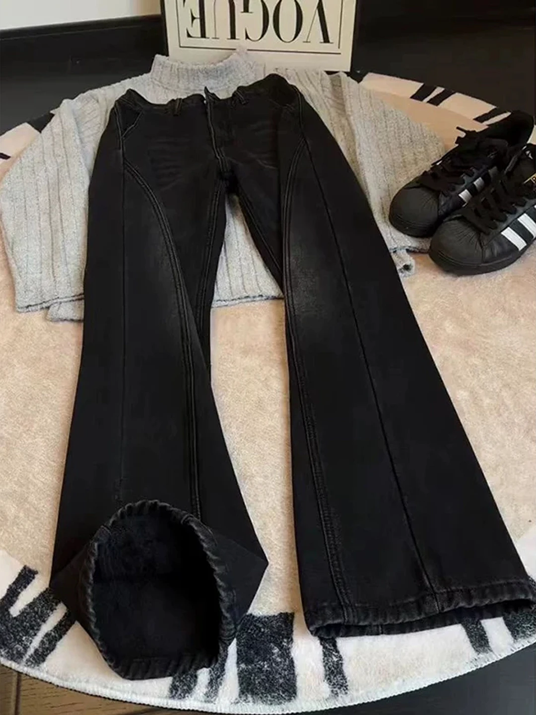 Мужские зимние джинсы Bla Fce с подкладкой, расклешенные, прямого кроя, в американском уличном стиле, Cleanfit Sle
Мужские зимние джинсы Bla Fce с подкладкой, расклешенные, прямого кроя, в американском уличном стиле, Cleanfit Sle