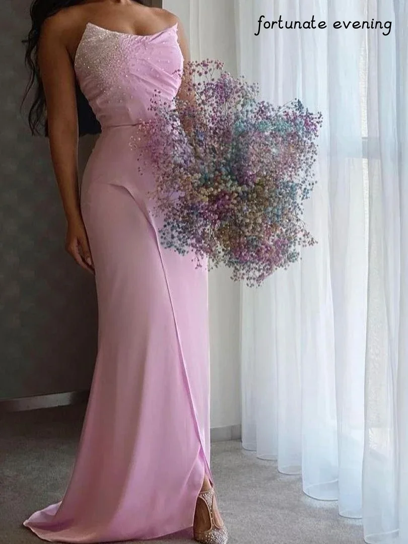 Fortunate Evening Elegant Vintage Sweet Crystal Beaded Sequins Sexy Strapless Formal Occasion Prom Dress Evening Party Gowns
Fortunate Evening Elegant Vintage Sweet Crystal Beaded Sequins Sexy Strapless Formal Occasion Prom Dress Evening Party Gowns