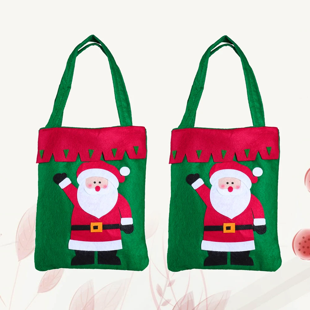 2 Pcs Decorations Christmas Gift Bag Goodie Portable Candy Tote Decorative Elder Bags 
2 Pcs Decorations Christmas Gift Bag Goodie Portable Candy Tote Decorative Elder Bags