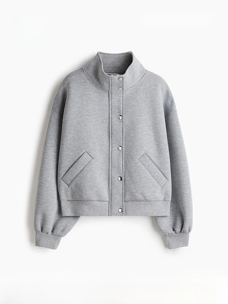 H&M Women's Sweatshirt Jacket 1310033 Sporty Style Metal Decorated Polyester Viscose Spandex Blend Regular Length Outerwear
H&M Women's Sweatshirt Jacket 1310033 Sporty Style Metal Decorated Polyester Viscose Spandex Blend Regular Length Outerwear