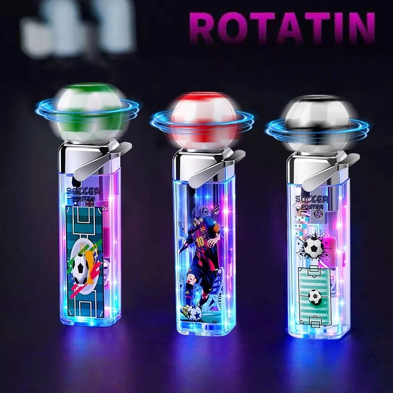 Rotatable Football Torch Lighter, Creative Cartoon Design, Red Jet Flame, LED Light Up, Novelty Stress Relief Gift for Fans
Rotatable Football Torch Lighter, Creative Cartoon Design, Red Jet Flame, LED Light Up, Novelty Stress Relief Gift for Fans