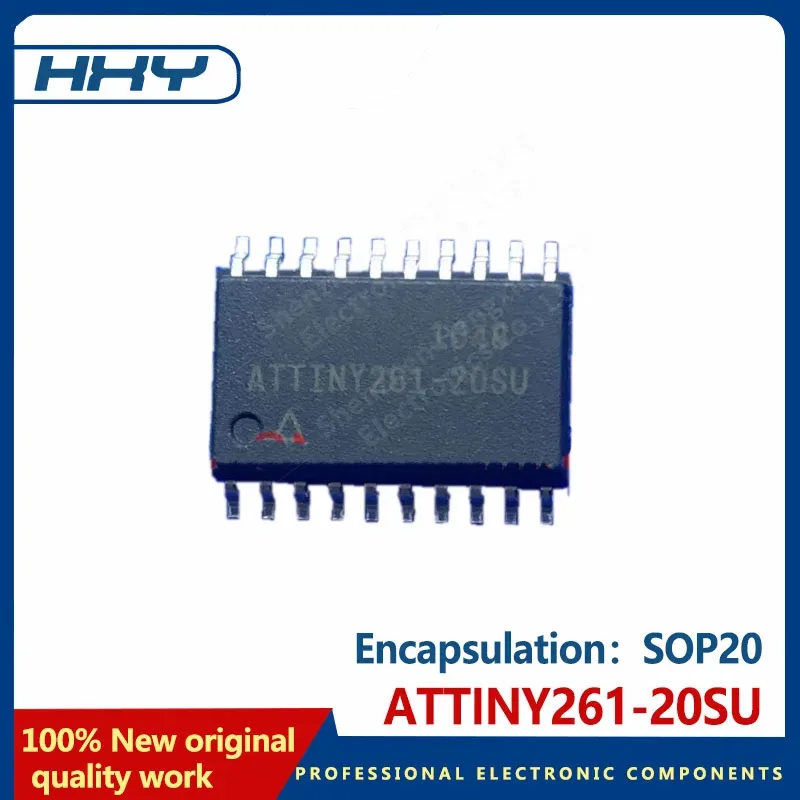 5PCS ATTINY261-20SU SOP20 8-bit microcontroller chip ics 
5PCS ATTINY261-20SU SOP20 8-bit microcontroller chip ics