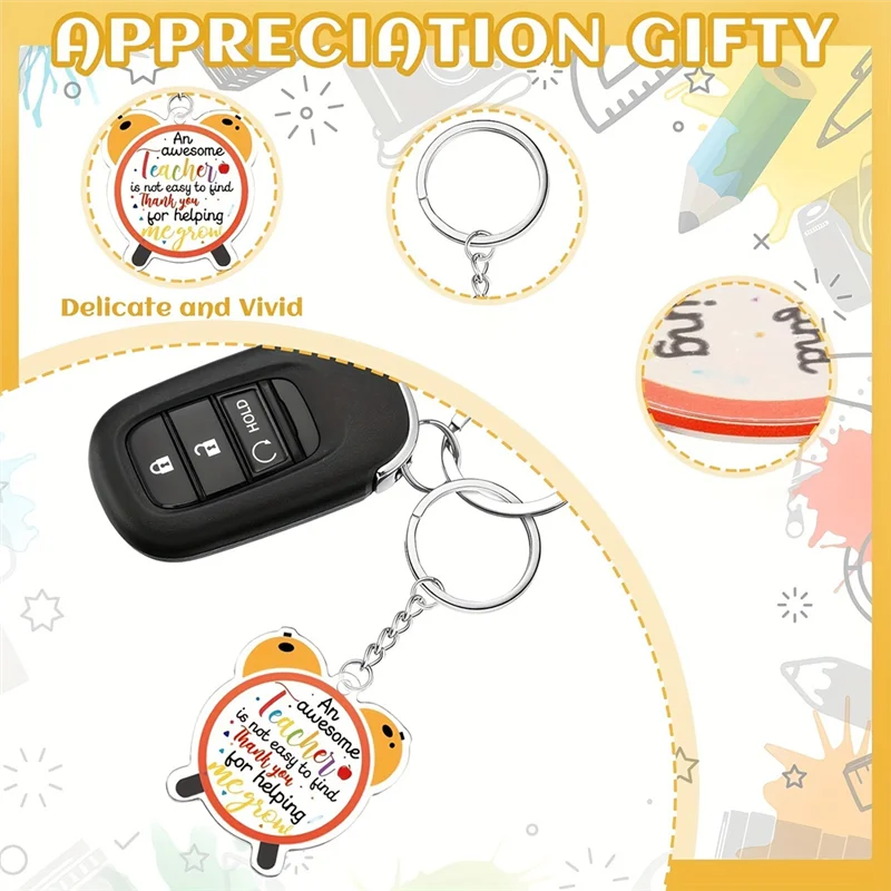 Upgraded 50PCS Stationery Series Acrylic Keychain Kit Containing Ruler Pencil Backpack Rainbow Shape Keychain Keychain Bulk
Upgraded 50PCS Stationery Series Acrylic Keychain Kit Containing Ruler Pencil Backpack Rainbow Shape Keychain Keychain Bulk