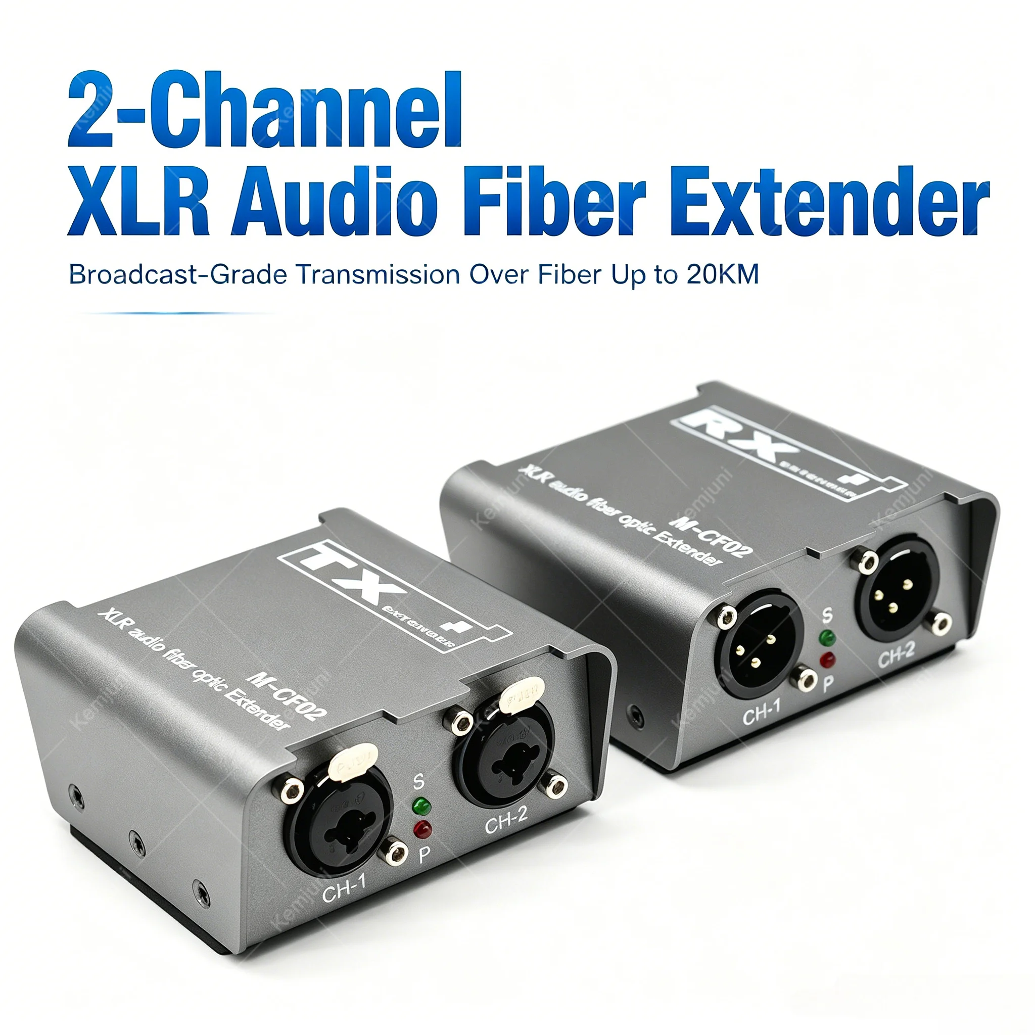 1/2 Channel XLR Audio Fiber Extender on SC Fiber Optic Up To 20km2 XLR Balanced Audio Transmitter Receiver Extender
1/2 Channel XLR Audio Fiber Extender on SC Fiber Optic Up To 20km2 XLR Balanced Audio Transmitter Receiver Extender
