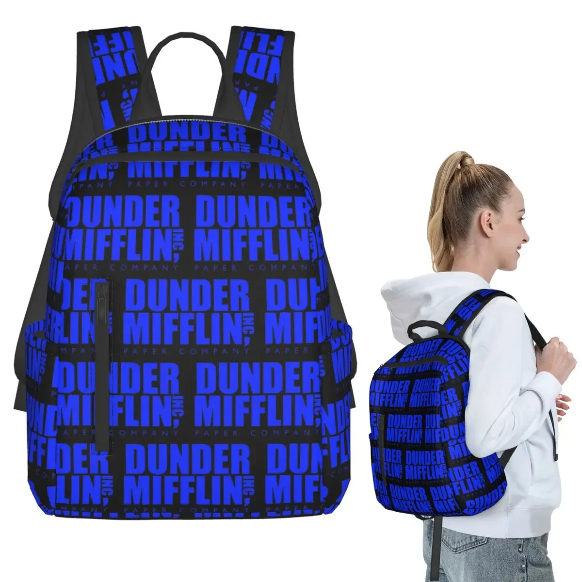 Dunder Mifflin Logo Backpack Student Boys Girls BookBag Kids School Bag Computer Shoulder Bags for Men Women
Dunder Mifflin Logo Backpack Student Boys Girls BookBag Kids School Bag Computer Shoulder Bags for Men Women