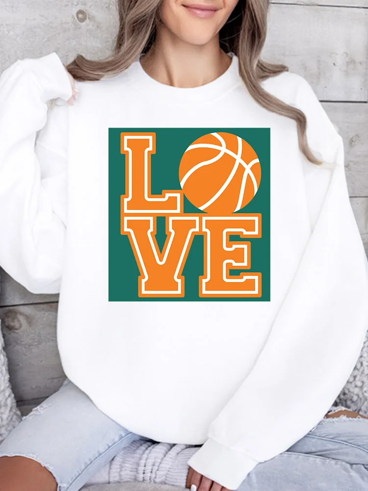 Love Basketball Women's Crew Neck Sweatshirt Casual Long Sleeve Pullover Loose Fit Daily Wear
Love Basketball Women's Crew Neck Sweatshirt Casual Long Sleeve Pullover Loose Fit Daily Wear