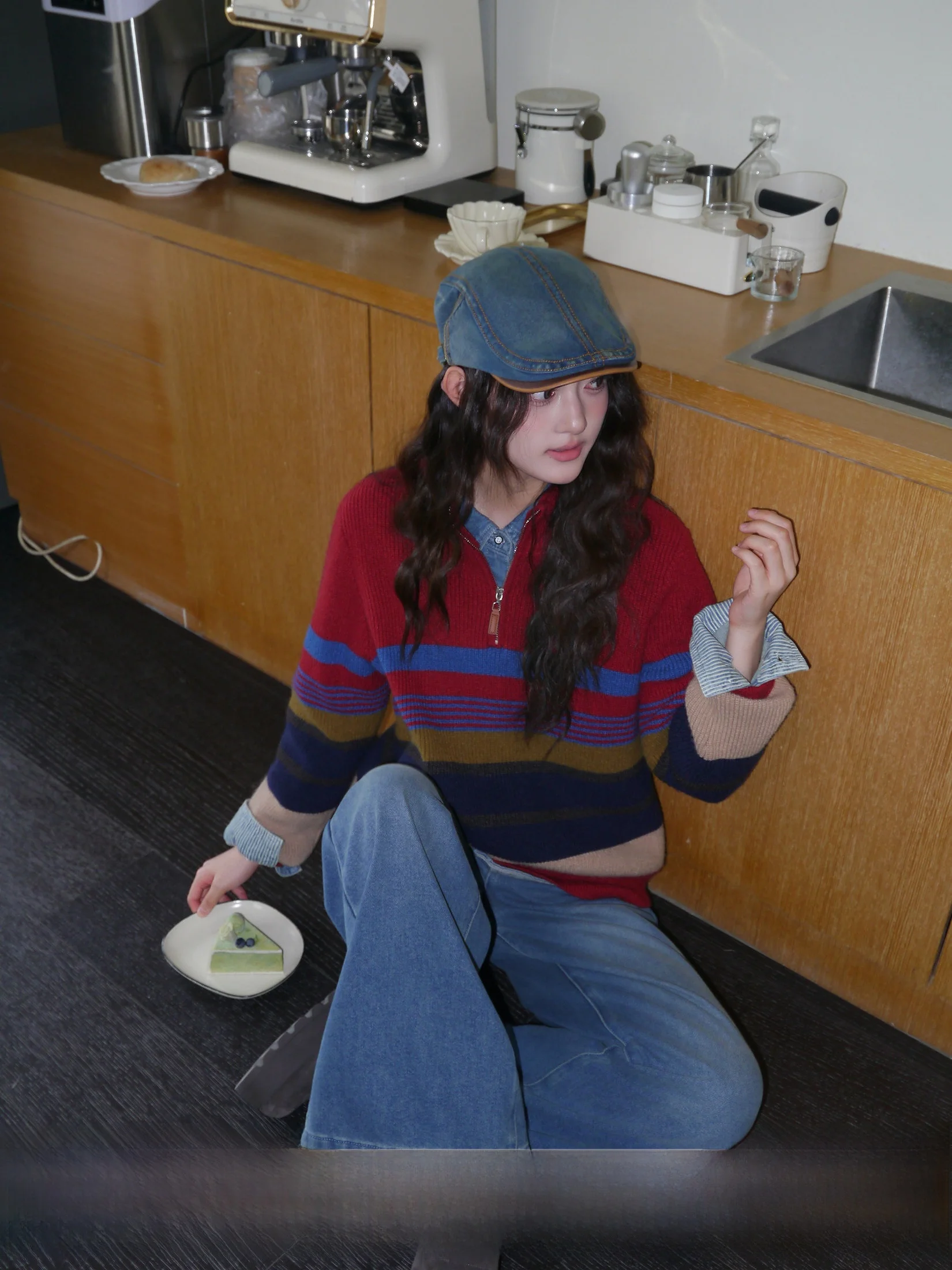 Red Striped Loose Fit High Ne Sweater for Women Winter plus Size Color Blo Slimming Top by Li Xiaoa Eternal
Red Striped Loose Fit High Ne Sweater for Women Winter plus Size Color Blo Slimming Top by Li Xiaoa Eternal