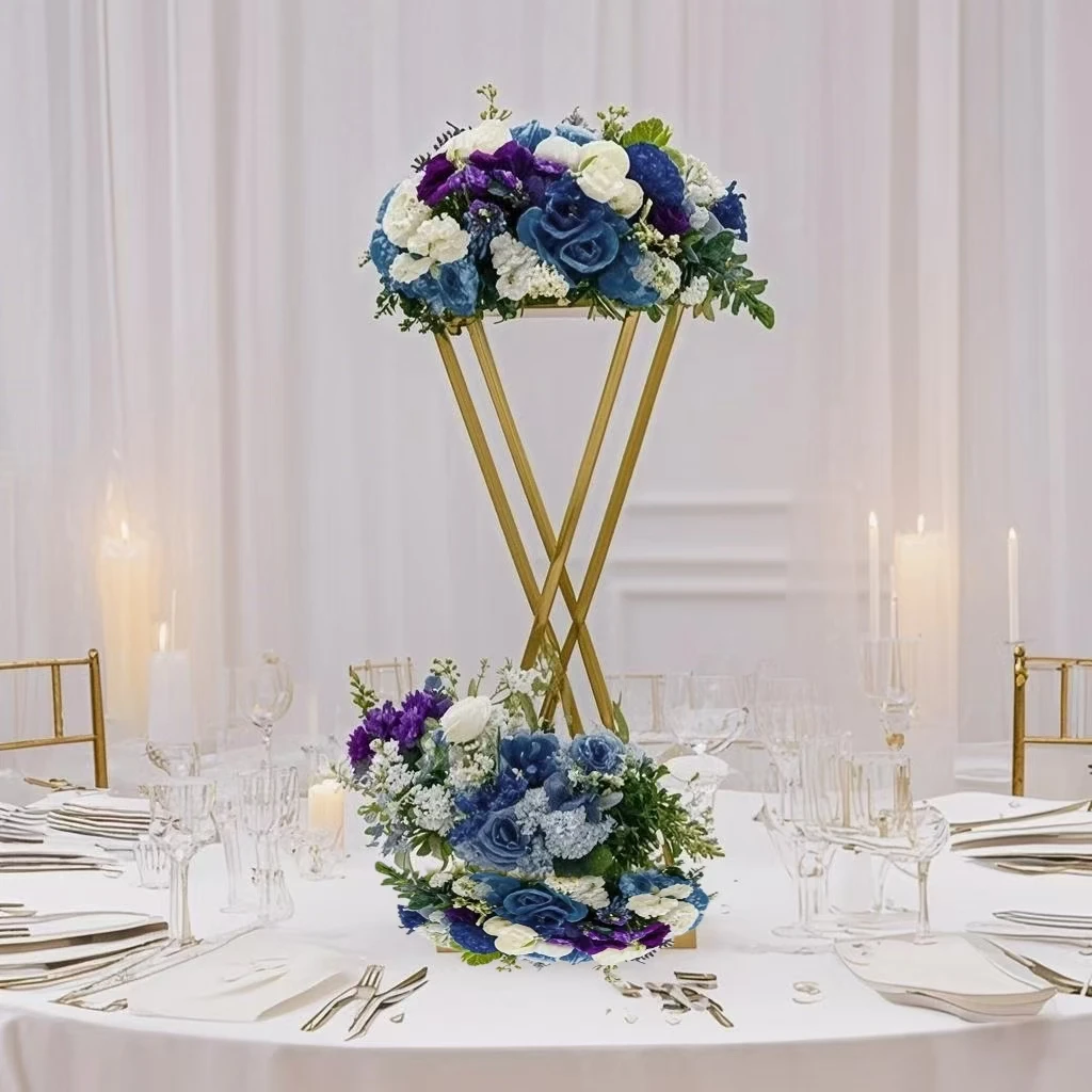 2/5pcs 31 Inch High Gold Metal Wedding Main Table Flower Stand for Wedding Party Valentine's Day Home Decoration
2/5pcs 31 Inch High Gold Metal Wedding Main Table Flower Stand for Wedding Party Valentine's Day Home Decoration