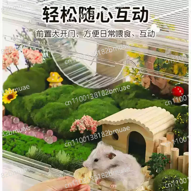 Hamster Cage, Foldable Transparent Cage - Extra Large Acrylic Habitat for Syrian Hamsters
Hamster Cage, Foldable Transparent Cage - Extra Large Acrylic Habitat for Syrian Hamsters