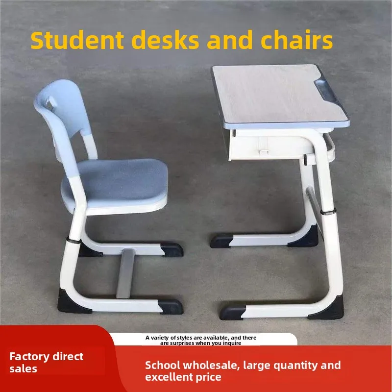 Single and double desks and chairs set, primary school classroom desk lifting study table
Single and double desks and chairs set, primary school classroom desk lifting study table