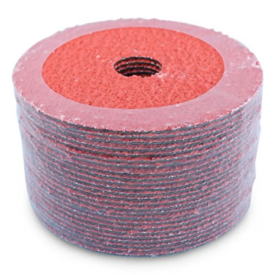 Ceramic Resin Fiber Grinding and Sanding Discs 5" x 7/8" - 25 Pack
Ceramic Resin Fiber Grinding and Sanding Discs 5" x 7/8" - 25 Pack