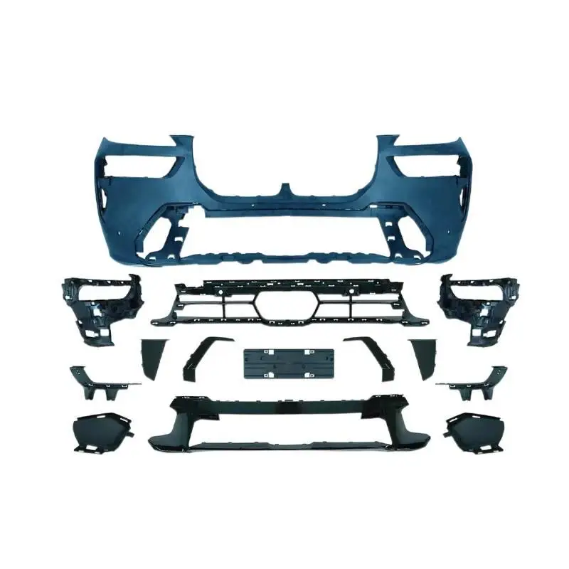 Car PP Material Front and Rear Bumper Assy Black Body Kit for X7 G07 2023+ Upgrade to M Tech 2023+
Car PP Material Front and Rear Bumper Assy Black Body Kit for X7 G07 2023+ Upgrade to M Tech 2023+