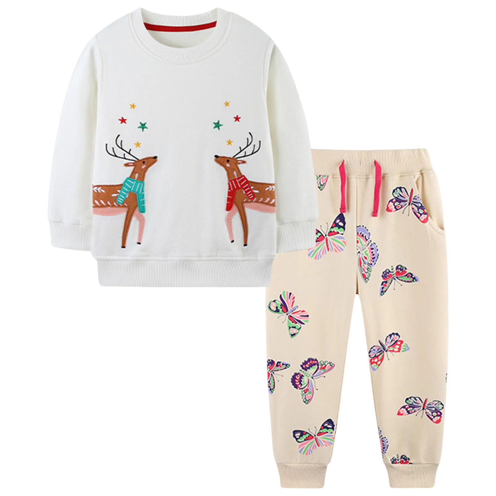 Two Piece Set Baby Boy Girls Sweatshirt Suit Christmas Embroidery Children Trousers Sports Suit Boys Sweatsuits Ropa De NiñO
Two Piece Set Baby Boy Girls Sweatshirt Suit Christmas Embroidery Children Trousers Sports Suit Boys Sweatsuits Ropa De NiñO